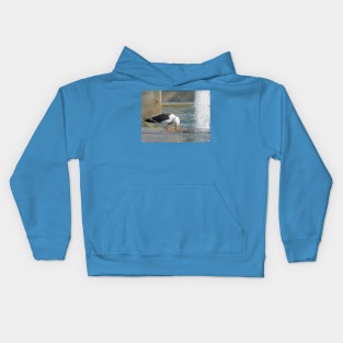 Getting a leg up Kids Hoodie